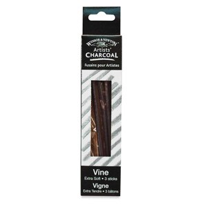 Artists' Charcoal Dark Grey 3 Stick Set